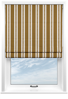 The British Stripe Co. Edgar, Highlands No.1 - Roman Blind